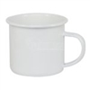 12 oz. White Camper Mug with White Lip