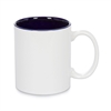 11 oz Two Tone Colored Mug - Navy Blue