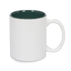 11 oz Two Tone Colored Mug - Green