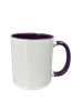 11 oz. Ceramic Mug - Inner/Handle - Purple - Orca