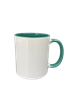 11 oz. Ceramic Mug - Inner/Handle - Malachite Green - Orca