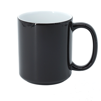 11oz. Color Changing Mug - Black - Glossy