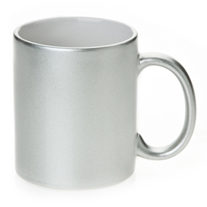 11 oz. Sparkle Mug - Silver