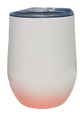 12 oz. Orca Stainless Steel Wine Tumbler - Pink Gradient