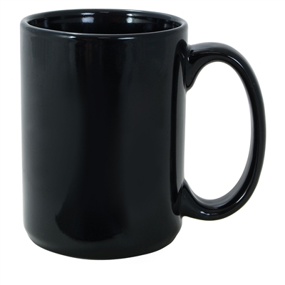 15 oz. Full Color Mug - Black