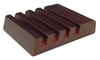 Unisub Slotted Mahogany Coaster Holder