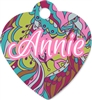 Unisub Pet Tag - Heart 1 Sided