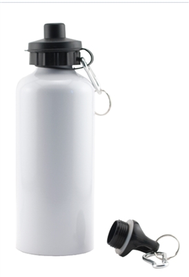 600 ml Aluminum Sport Bottle - White