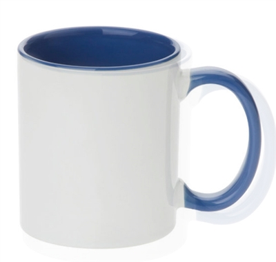 11 oz. Inner/Handle Cambridge Blue Orca Mugs