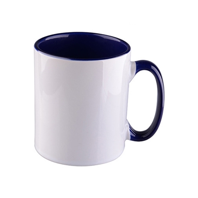 11 oz. Inner/Handle Navy Orca Mugs