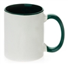 11 oz. Inner/Handle Green Orca Mugs