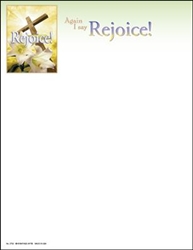 Easter "Rejoice" Letterhead