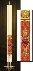 Sacred Heart Paschal Candle