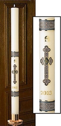 Budded Cross Paschal Candle