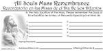 All Souls Mass Remembrance - English & Spanish Offering Envelope