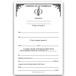 Marriage Certificate