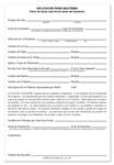 Baptism Application Form Spanish