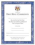 First Holy Communion Certificate