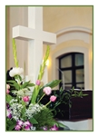 Altar Flowers Mass Card