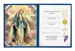 Our Lady of Grace Blue Set With Certificate & Gold Foil Stamped Cover - 20 Per Order