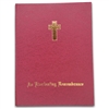 Profile of Christ Maroon With Certificate & Gold Foil Stamp Cover - 20 Per Order