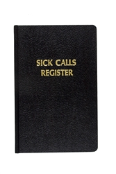 Church Sick Call Register-Desk Size