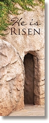 He is Risen Easter Banner