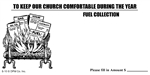 Church Fuel Collection Envelope