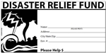 Disaster Relief Offering Church Envelope