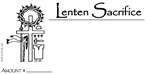 Lenten offering Envelope