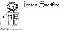Lenten offering Envelope