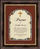 Pastor Matthew 28:19 Wall Art frame Wall Art Christian Verses - 14" x 17"