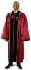 Pulpit Robe: Burgundy Jacquard