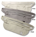 Anne Mcalpin Silk Money Belt Silver