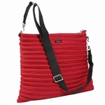 BAM BAGS Zippurse Crimson Designer Messenger Backpack