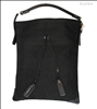 Clutch Bags Black Canvas Feed bag