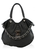 DollsBags TLC Leatherette Tote Black