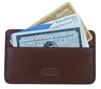 Leatherbay 50104 Genuine Leather Antique Tan Credit Card Holder