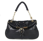 Melie Bianco W8-34 Black Buckle Frame Bag