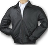 leather bomber jacket