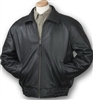 Premium lambskin bomber jacket