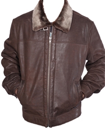 lambskin flight jacket