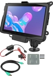 RAM EZ-Roll'r Power Cradle for Samsung Galaxy Tab Active Pro & Active4 Pro with Backing Plate