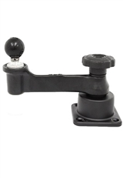 Universal Horizontal Mount with Straight Swing Arm and 1.5 Inch Diameter Ball