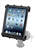 C Ball Sized 2.5 Inch Diameter Base and LOCKING Standard Sized Arm with RAM-HOL-TABL8U LOCKING Universal Cradle for 10" Screen Tablets WITH or WITHOUT Large Heavy Duty Case/Cover/Skin Including: Apple iPads