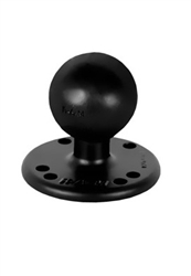 2.5 Inch Diameter Aluminum Base with STEEL POST and 1.5 Inch Dia. Ball