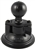 Suction Cup 3.3 Inch Diameter Base with Twist Lock and Aluminum Adapter with 1.5 Inch Diameter Ball