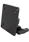 4.75 Inch Square VESA 75/100mm Compatible Plate with .5 Inch NPT Hole