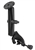 Aviation Yoke "C" Clamp Base (Accommodates 0.625" to 1.25" Rail Diameter) with LONG Sized Length Arm and 2.5" ROUND Adapter Plate with 1.0 Inch Dia. Rubber Ball