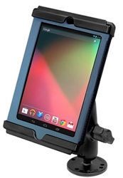 2.5 Inch Dia. Base & Standard Sized Length Arm with RAM-HOL-TAB16U Holder for Google Nexus 7 WITH THICK Case (Fits Other Tablets Within Range: Height 7.12-8.875", Width to 5.05", Depth to .82")